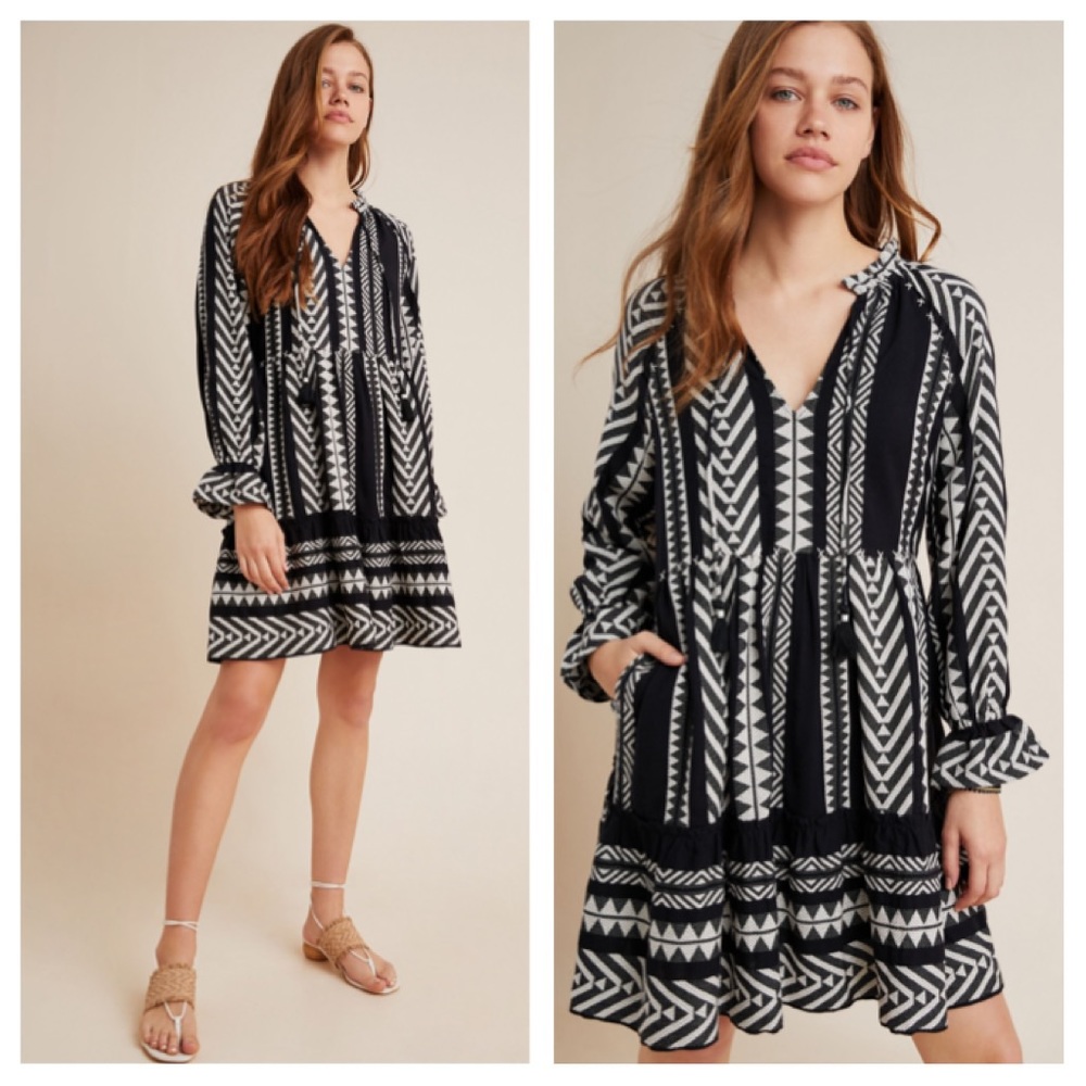 ❌SOLD❌ Anthropologie Maeve Dominique Tunic Dress - Picture 1 of 11